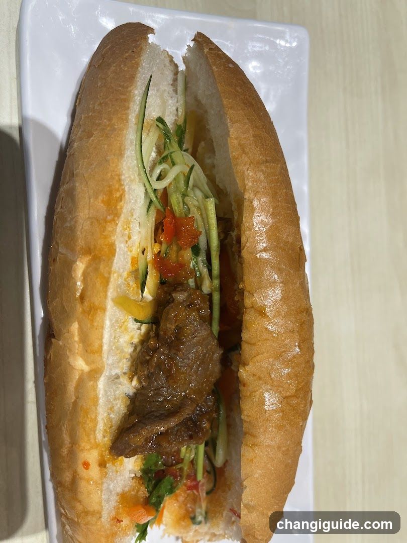 Vietnamese Banh Mi Sandwich