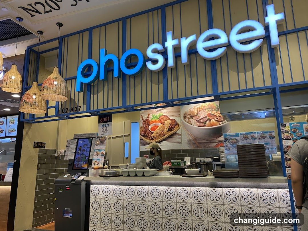 phostreet food stall interior view