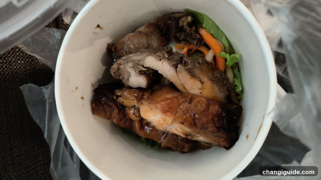 Bowl of Roasted Chicken with Vegetables