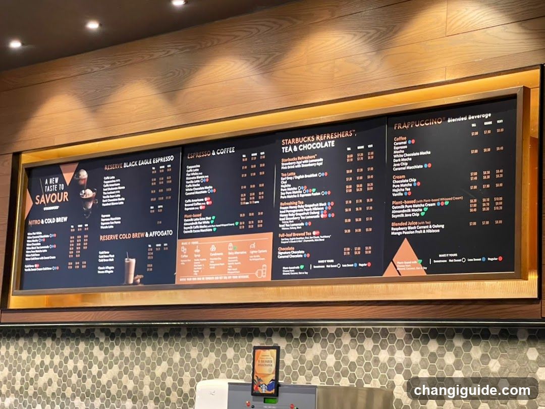 Starbucks Menu Board