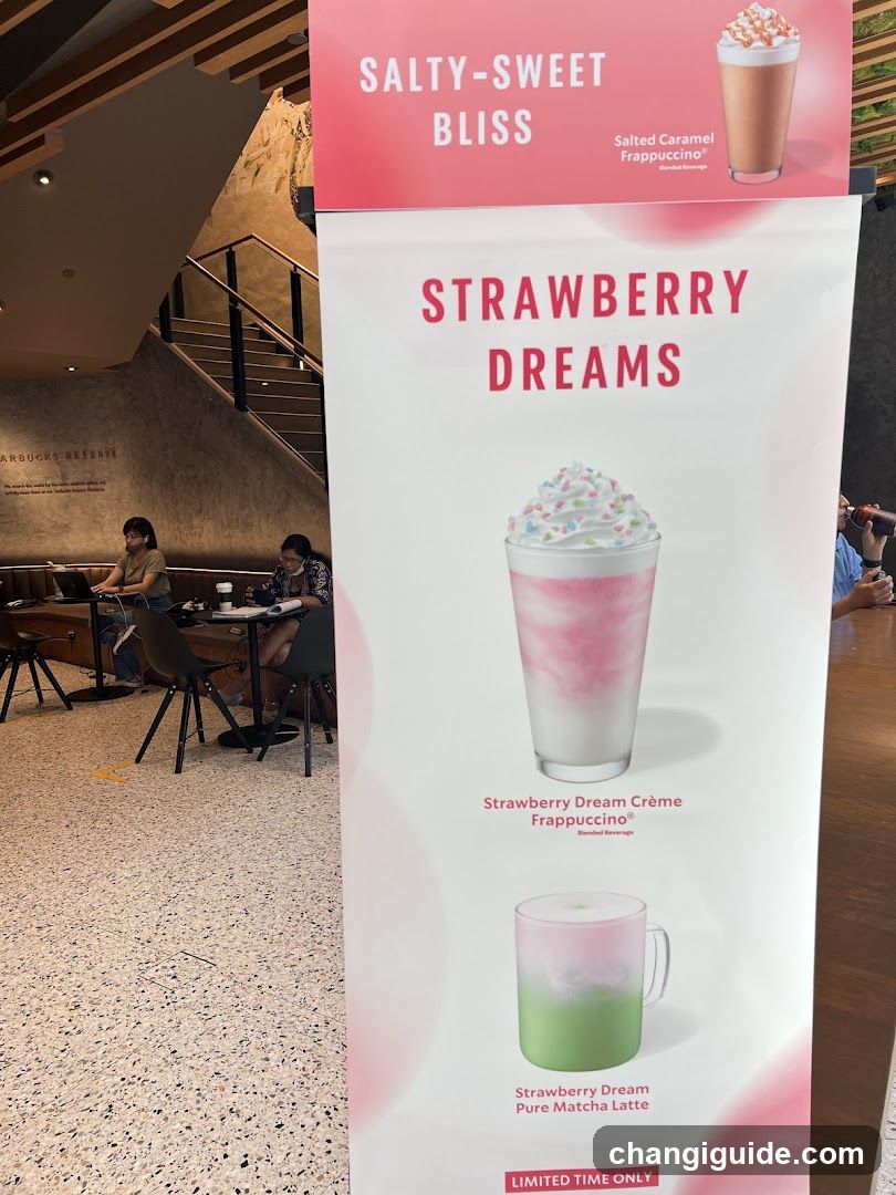 Starbucks Strawberry Dreams Display