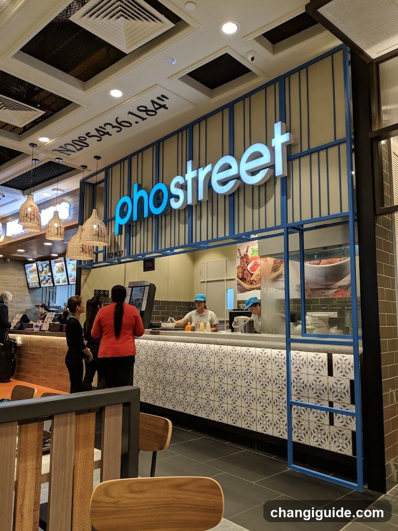 phostreet food stall interior