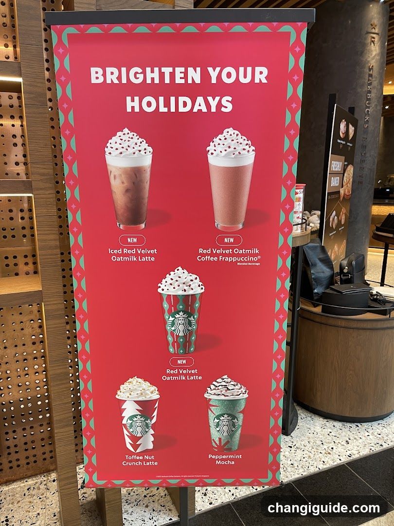Starbucks Holiday Drink Display