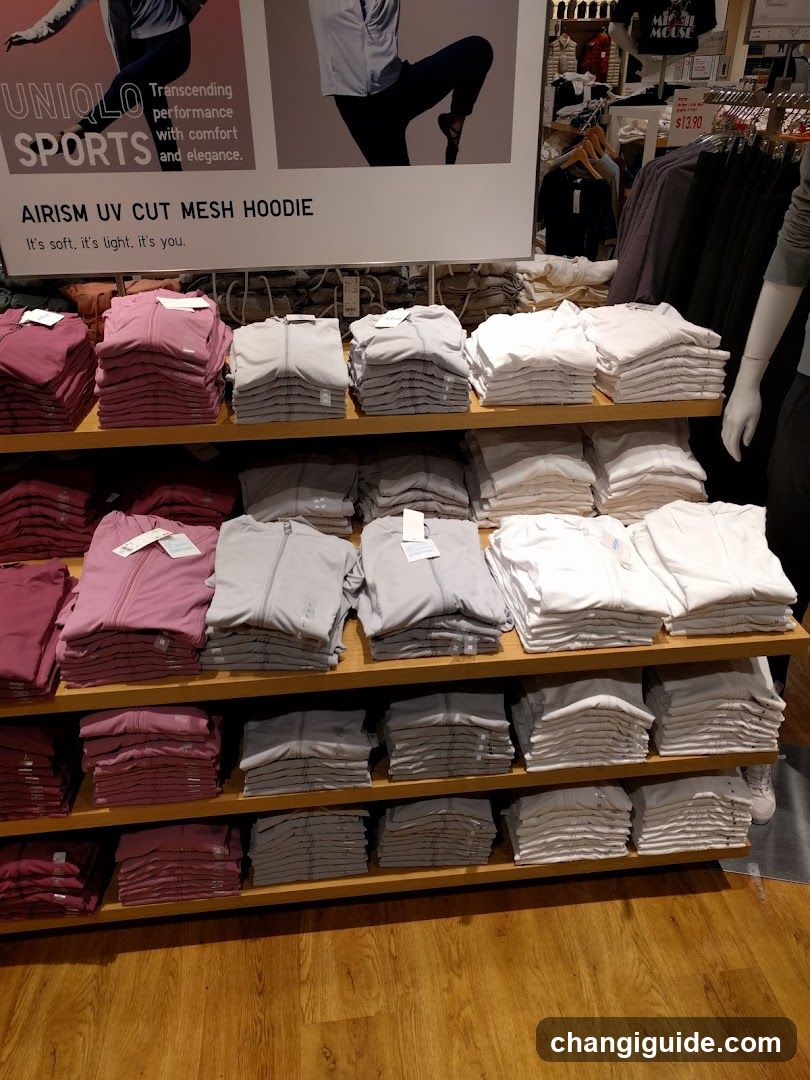 Uniqlo Clothing Display
