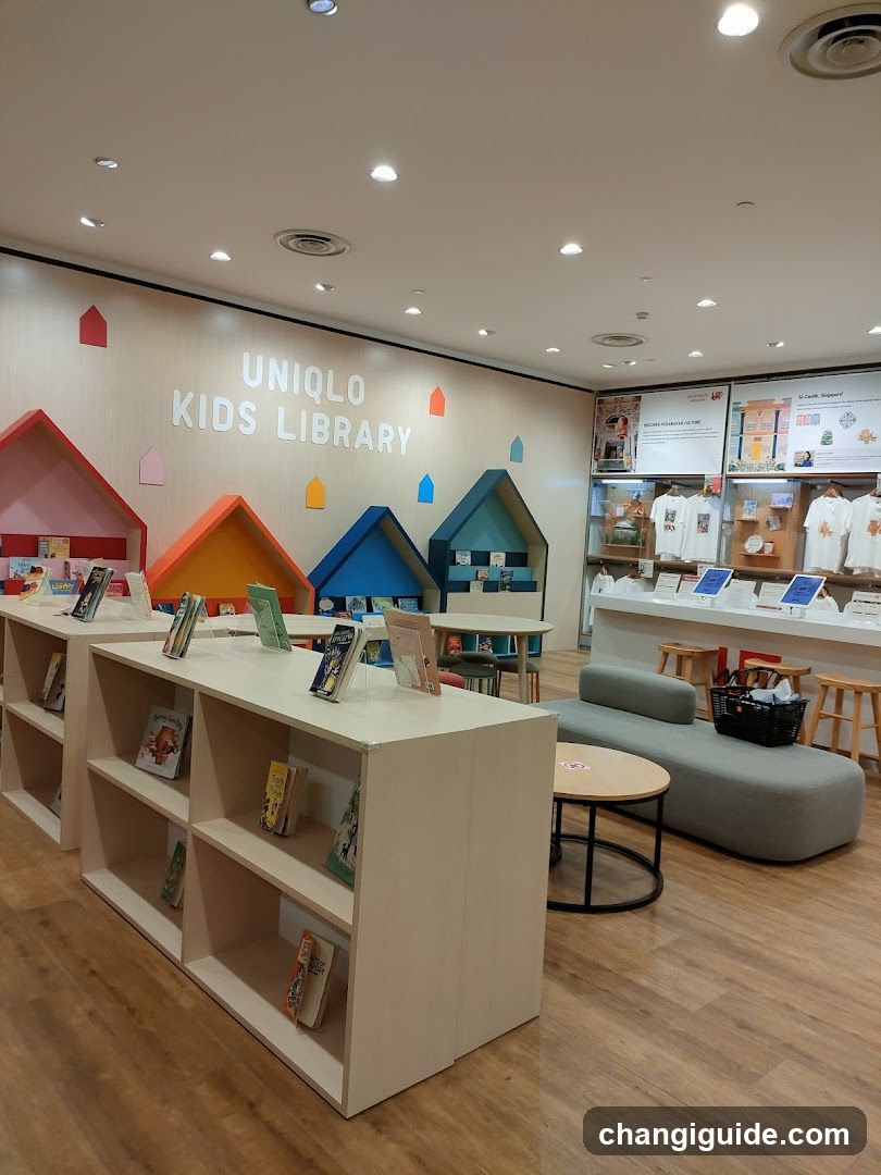 Uniqlo Kids Library Interior