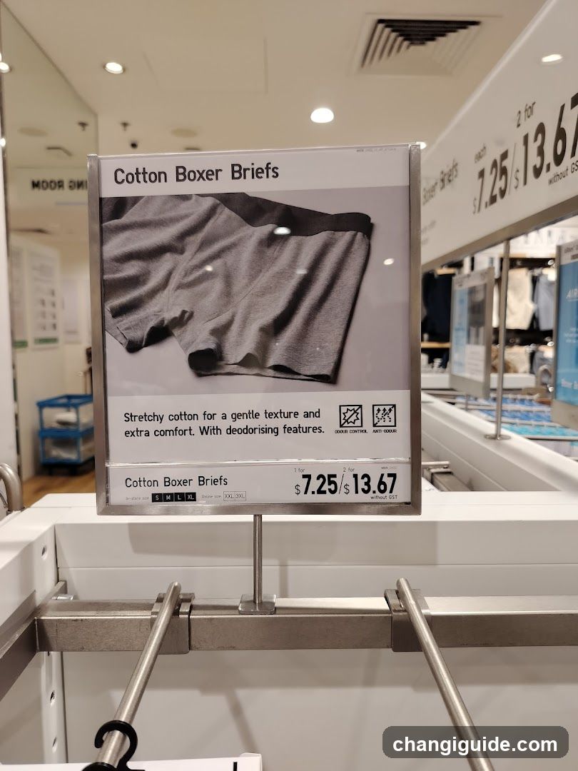 Cotton Boxer Briefs Display
