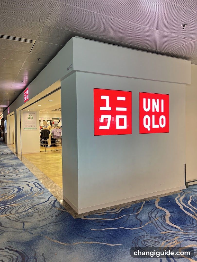 UNIQLO Changi Airport Terminal 1 Transit