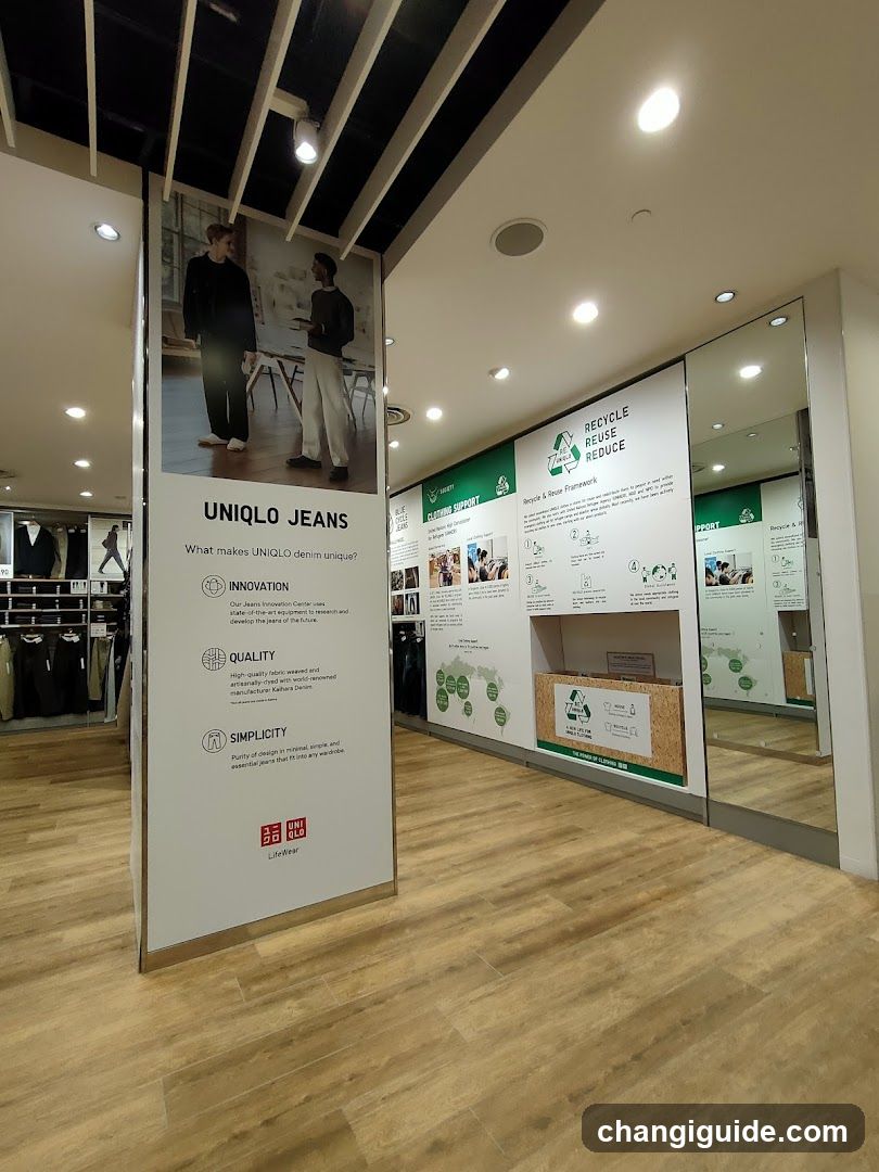 Uniqlo Store Interior Display