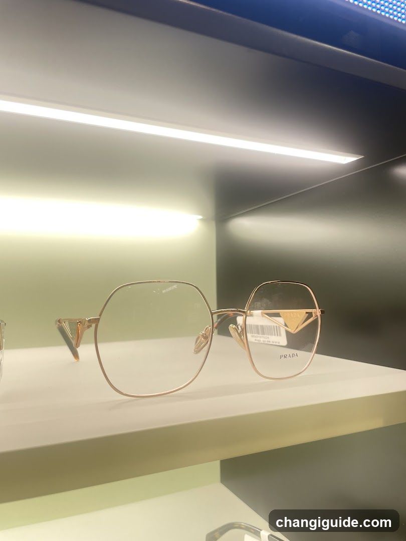 Prada Eyeglasses Display