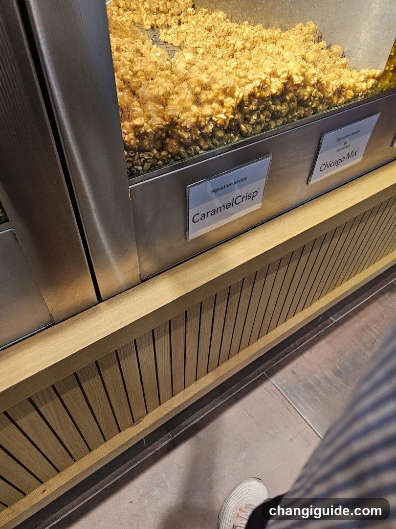 Caramel Crisp and Chicago Mix Display