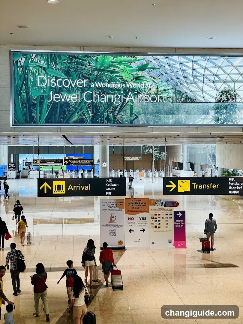 Jewel Changi Airport Arrival Hall