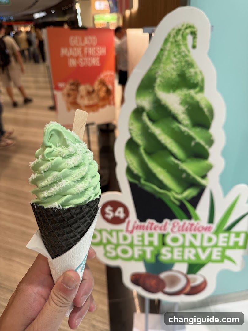 Matcha Soft Serve Ice Cream