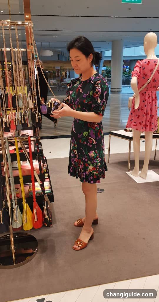 Woman Shopping in Mall