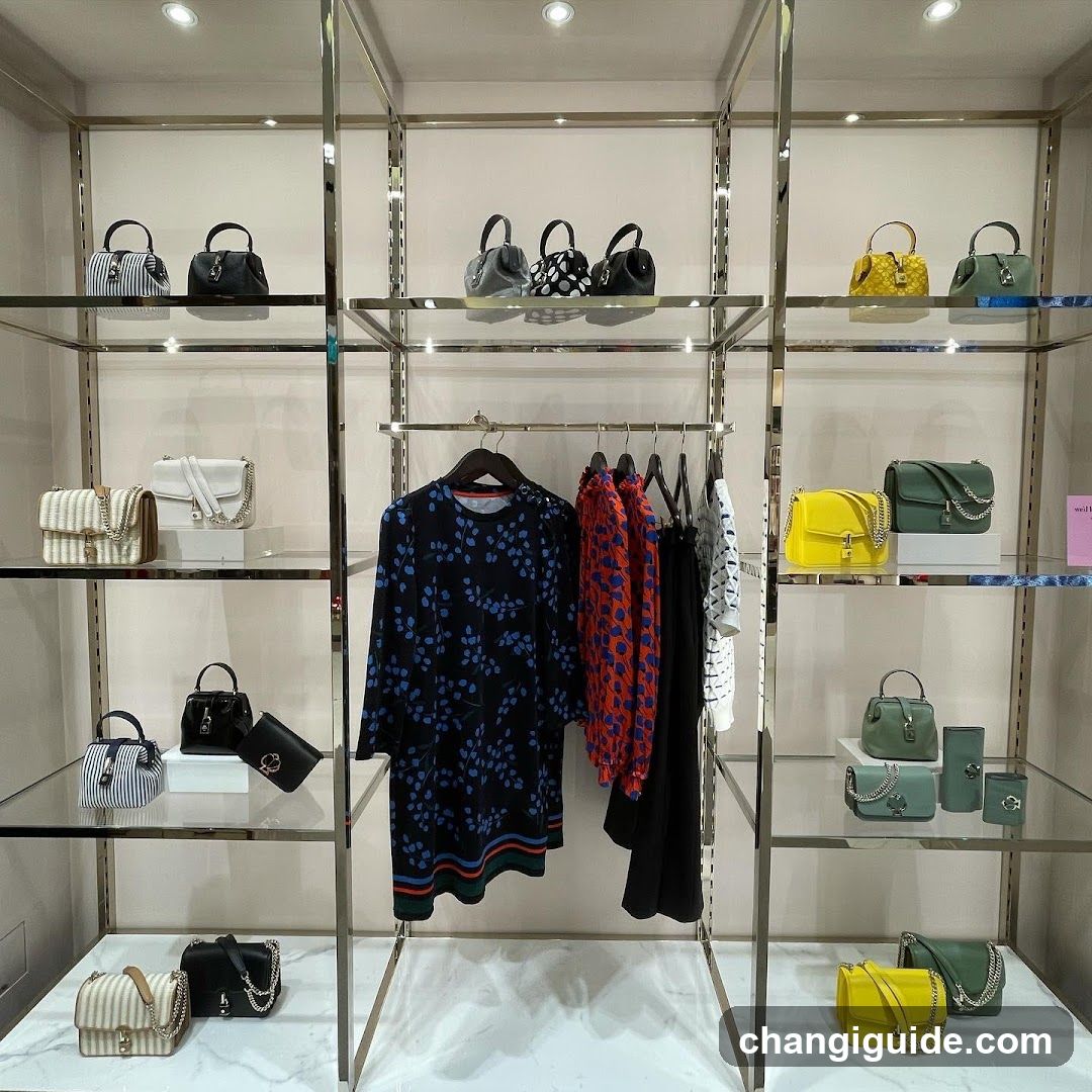 Luxury Handbag and Clothing Display