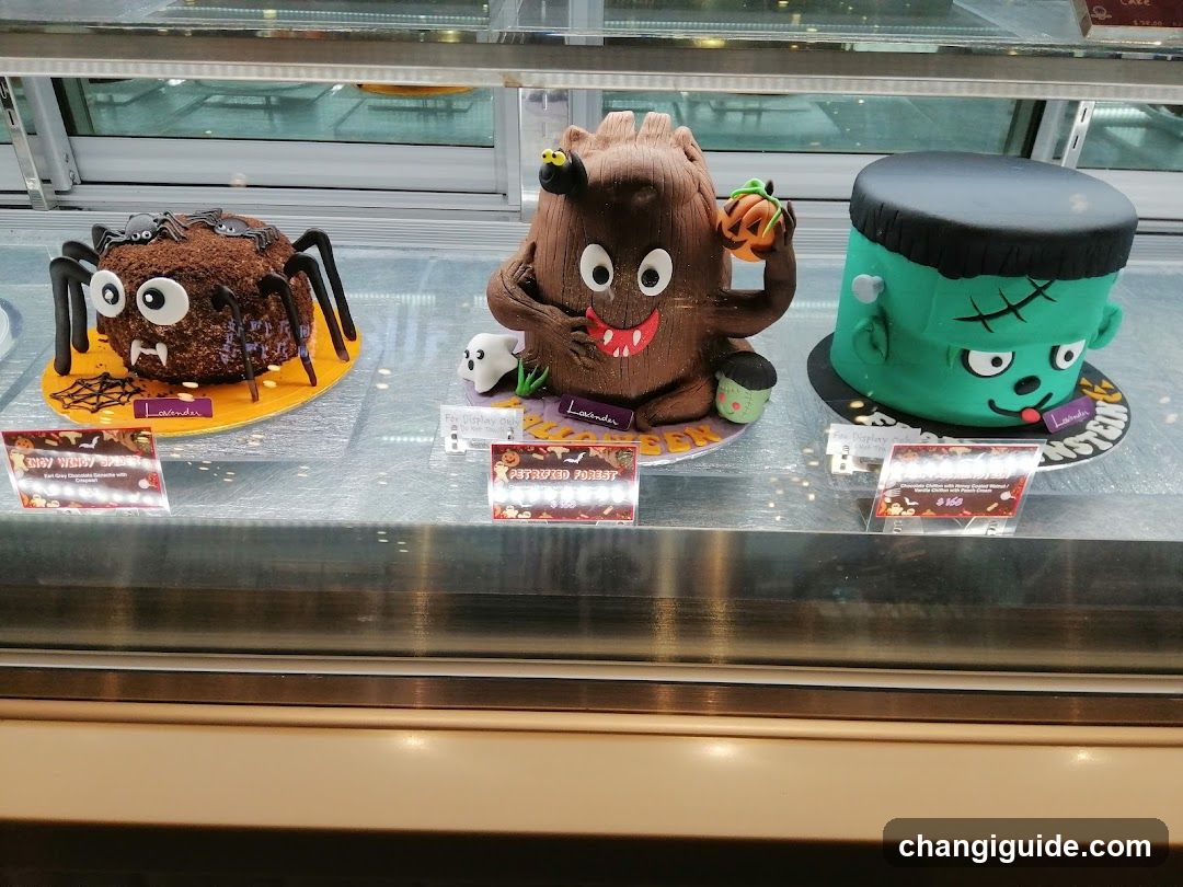 Halloween Cakes Display