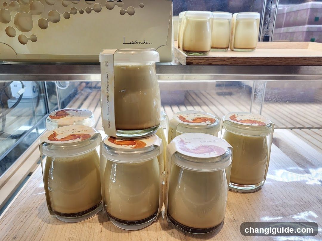 Lavender Dessert Jars Display