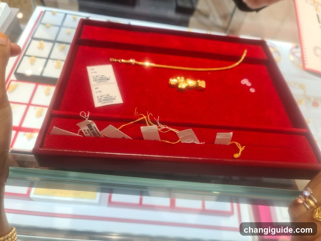 Gold Jewelry Display