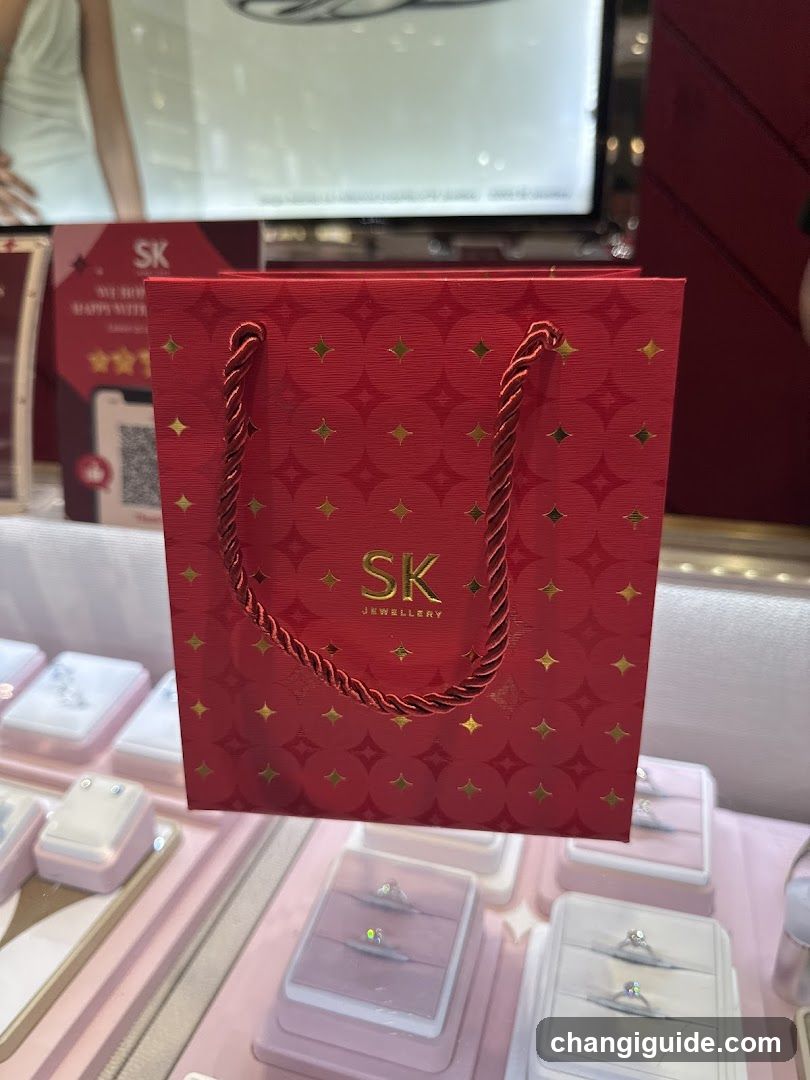 SK Jewellery Gift Bag Display
