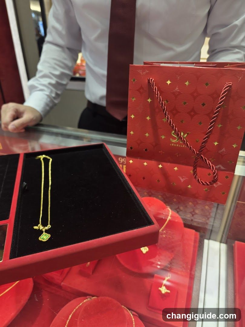 Gold Jewelry Display