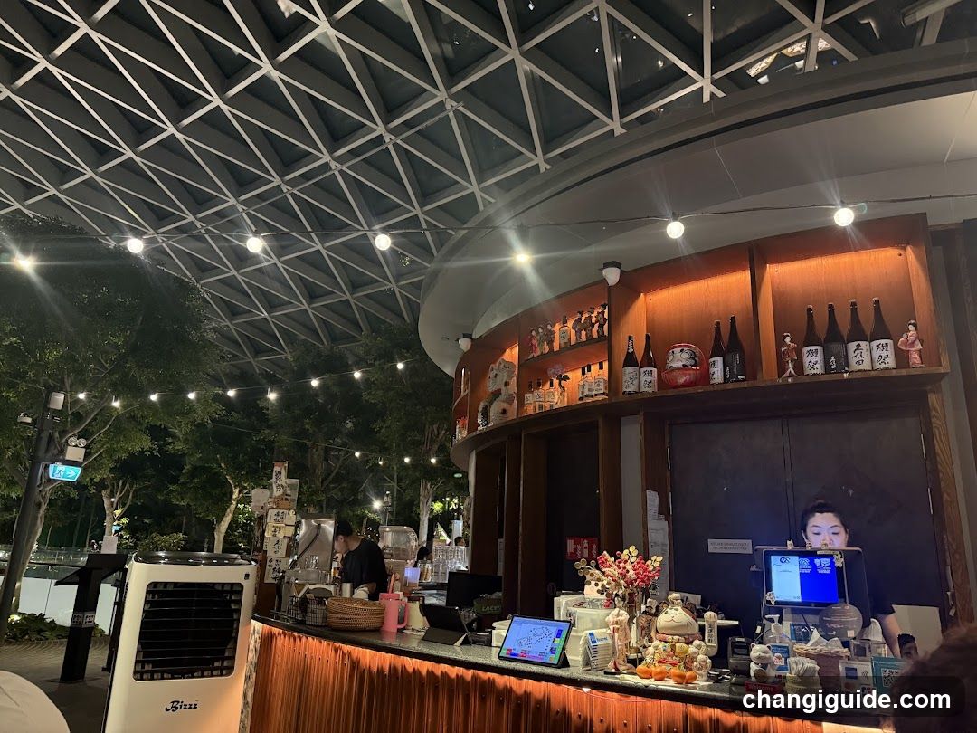 Bar Interior with Staff and Decor