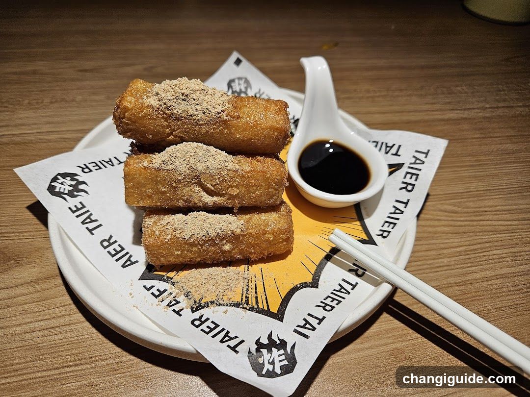 Fried Spring Rolls with Soy Sauce