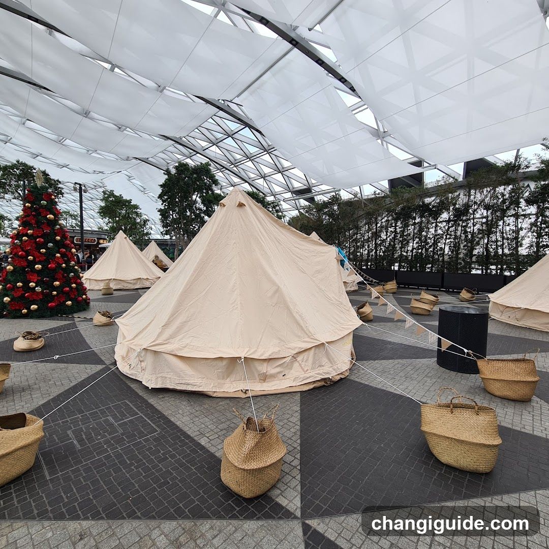 Glamping Tents in Indoor Space