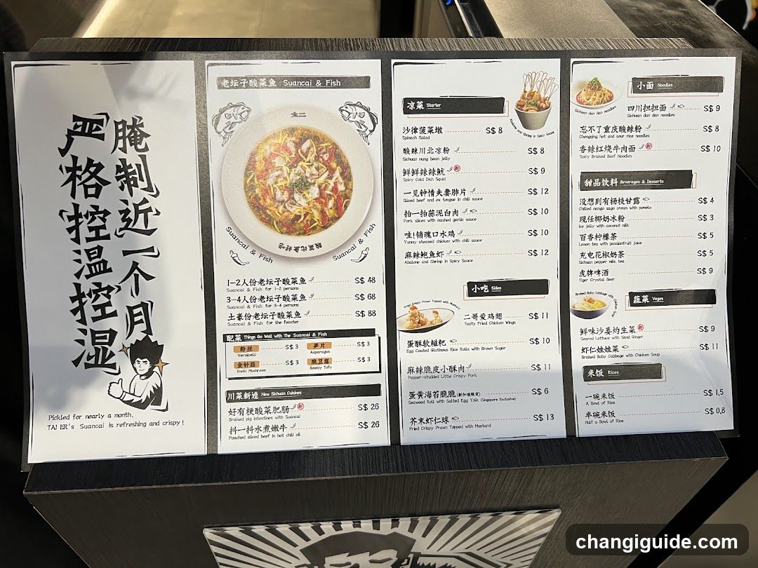 Sushi & Fish Menu Board