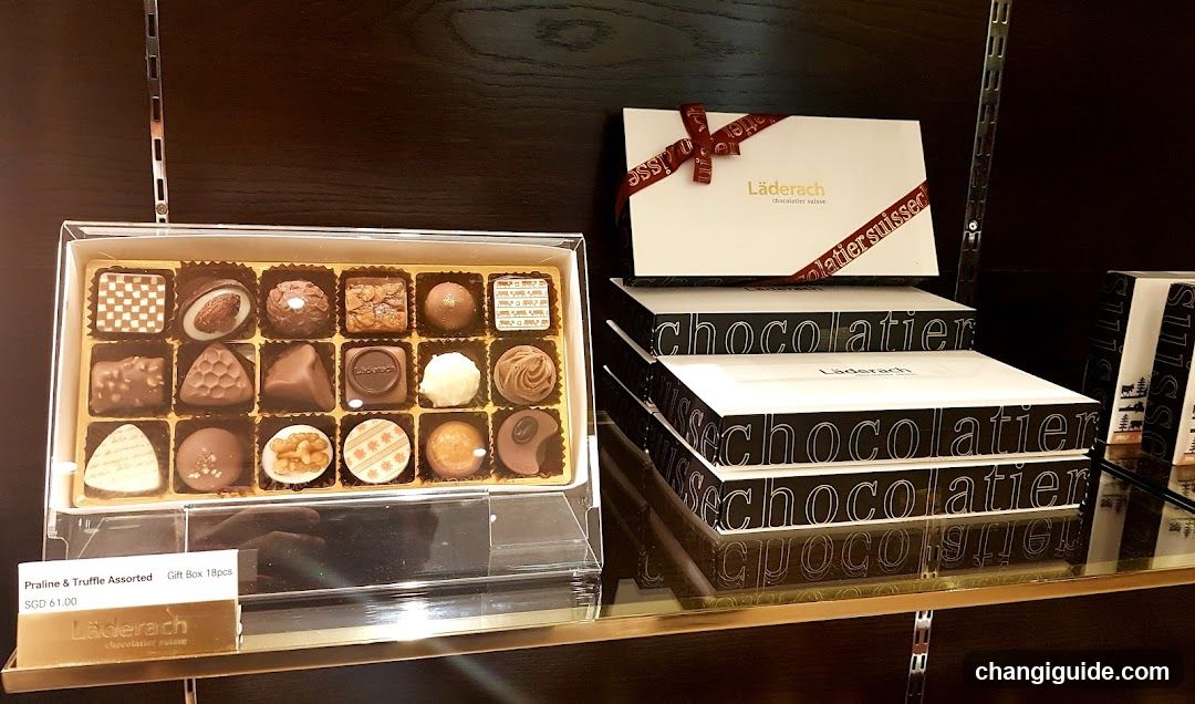 Läderach Chocolate Display