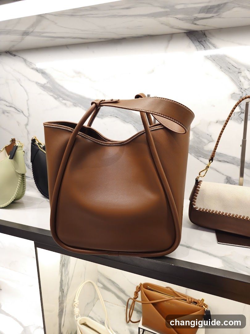 Leather Handbags Display