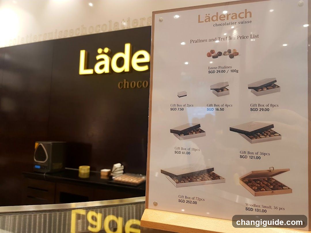 Läderach Chocolate Shop Interior