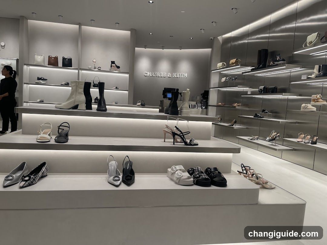 Charles & Keith Shoe Store Interior