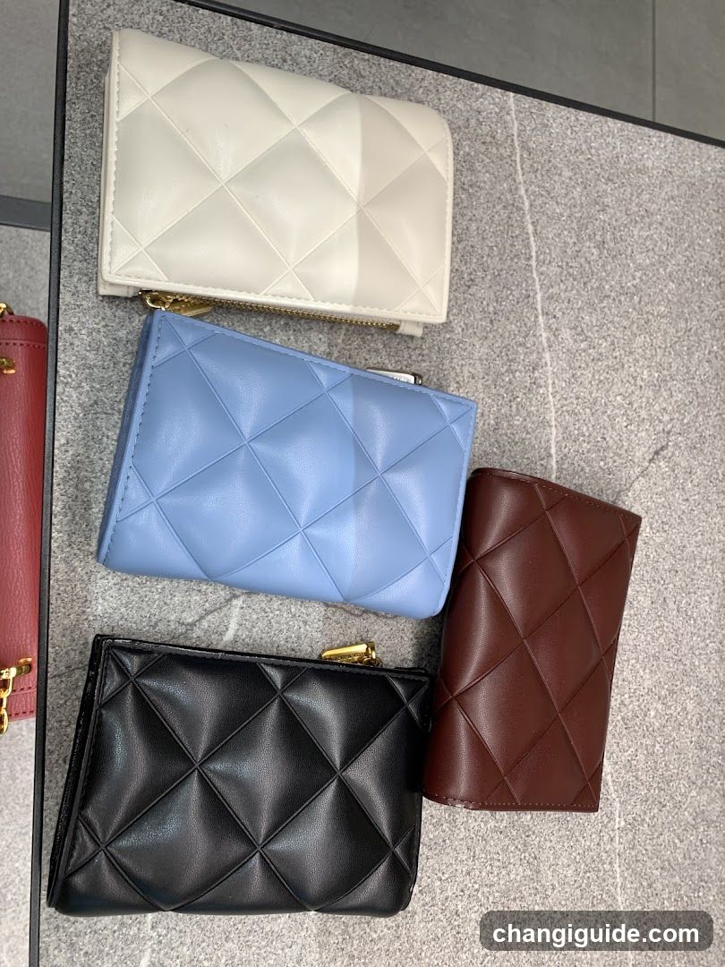 Quilted Wallets Display