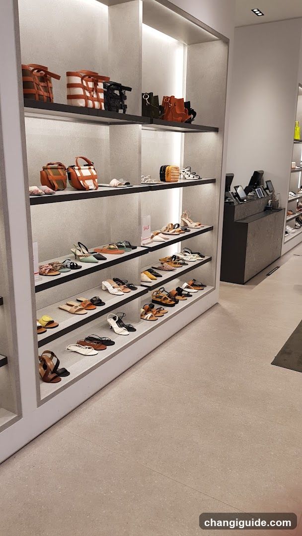 Shoe and Handbag Display