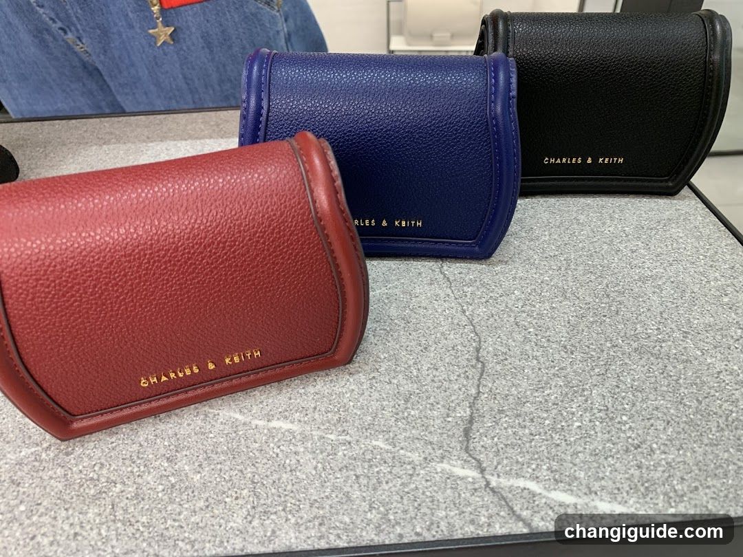 Charles & Keith Wallets Display