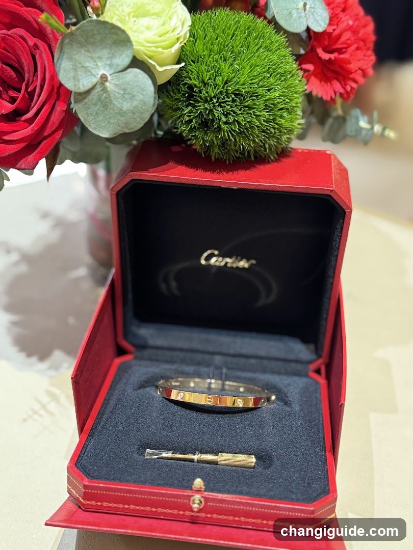 Cartier Bracelet in Red Box