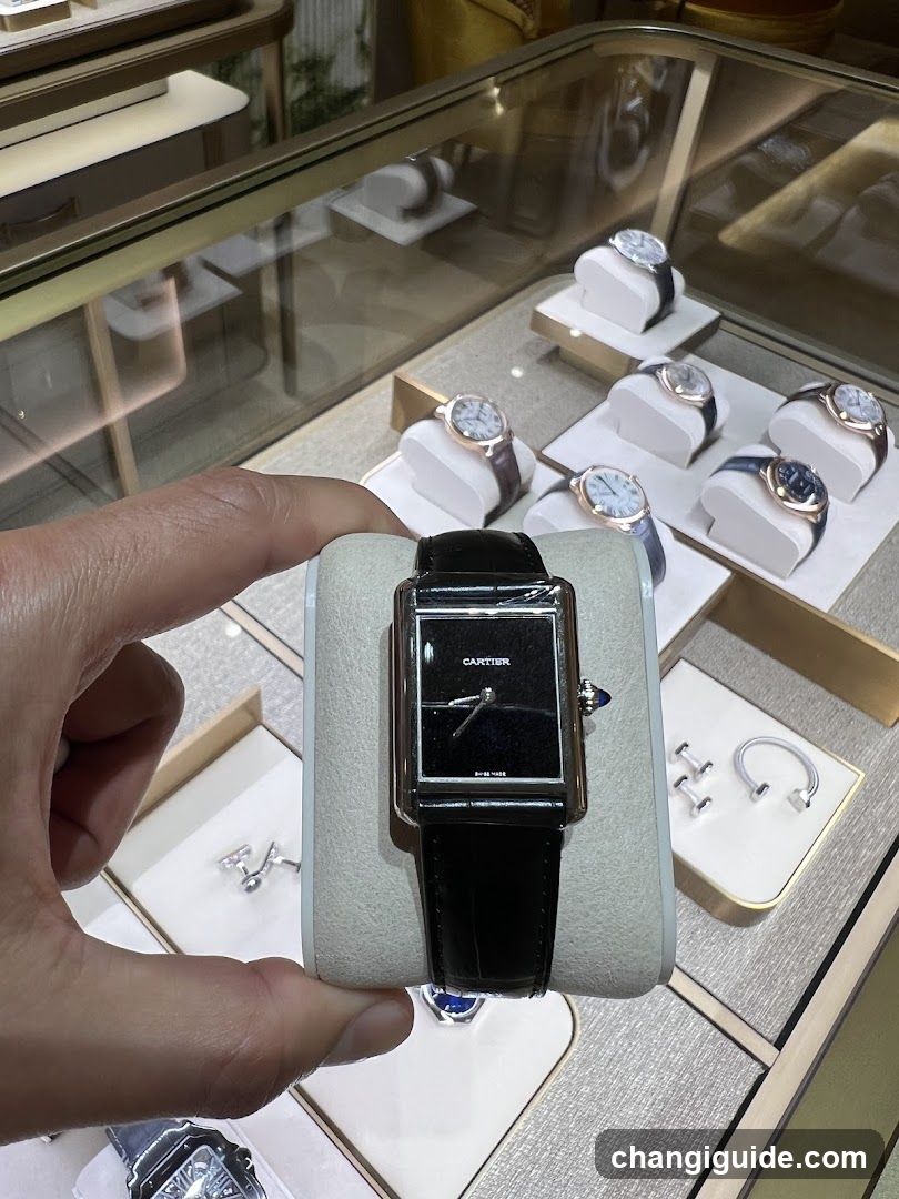 Watch Display in Jewelry Store