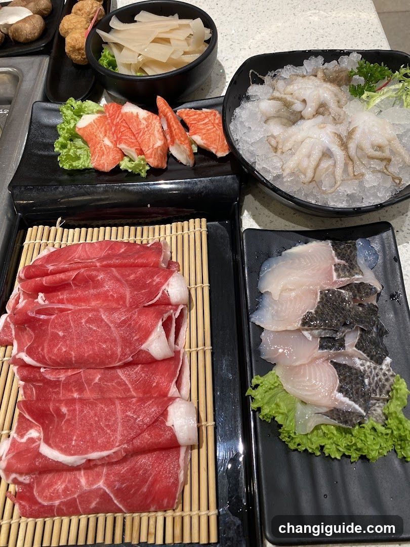 Hot Pot Ingredients Spread