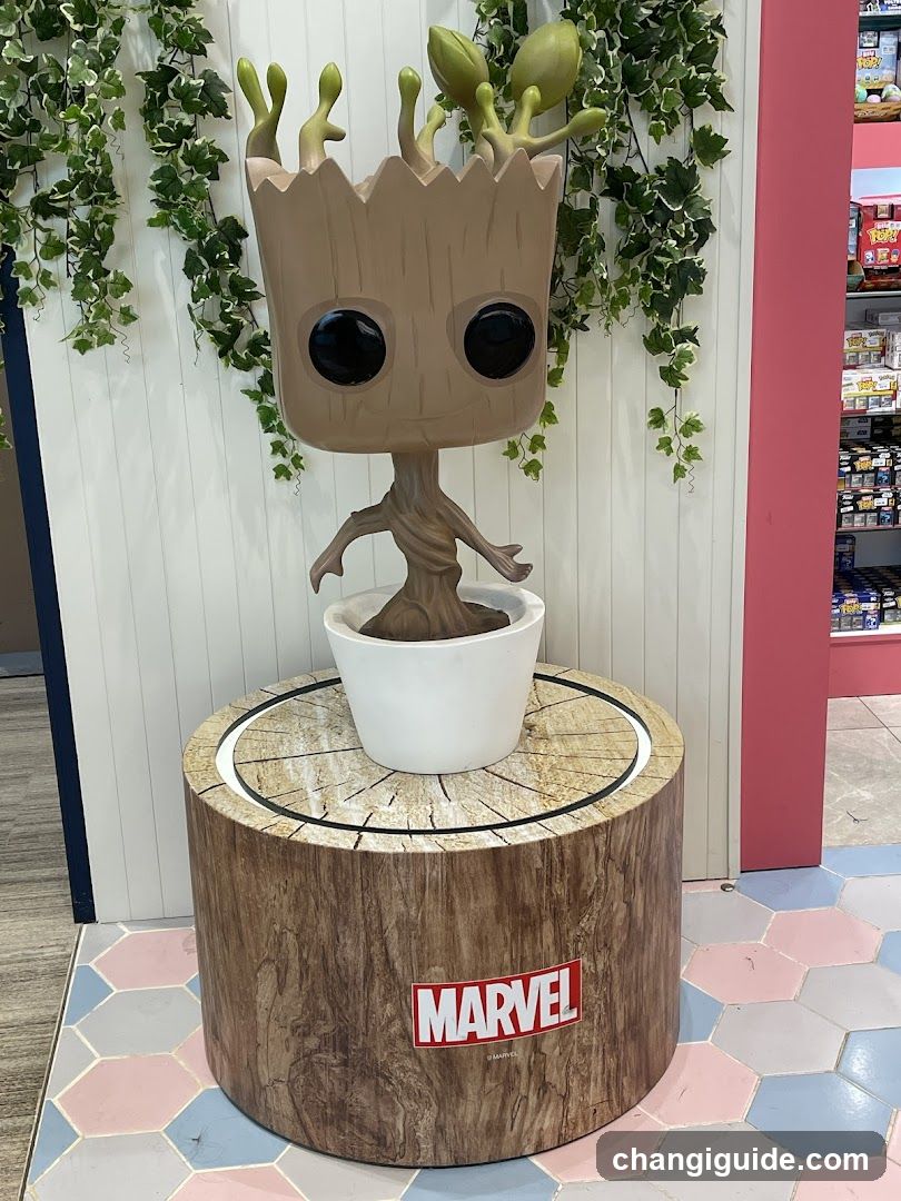 Groot Statue Display
