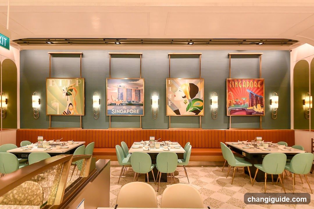 Singapore-themed Restaurant Interior