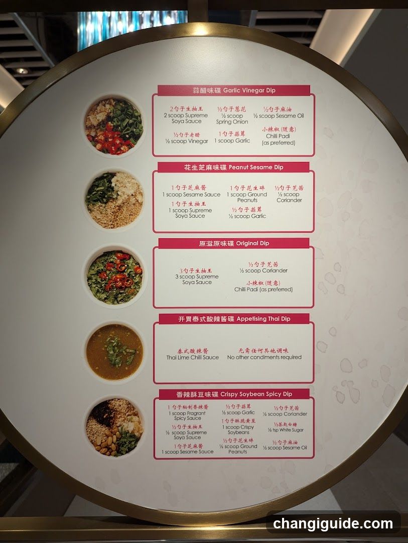 Dip Menu Board