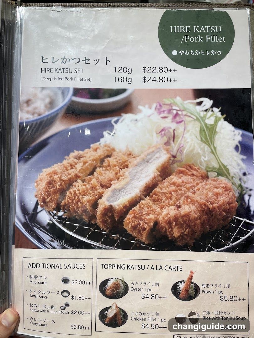 Hire Katsu Set Menu