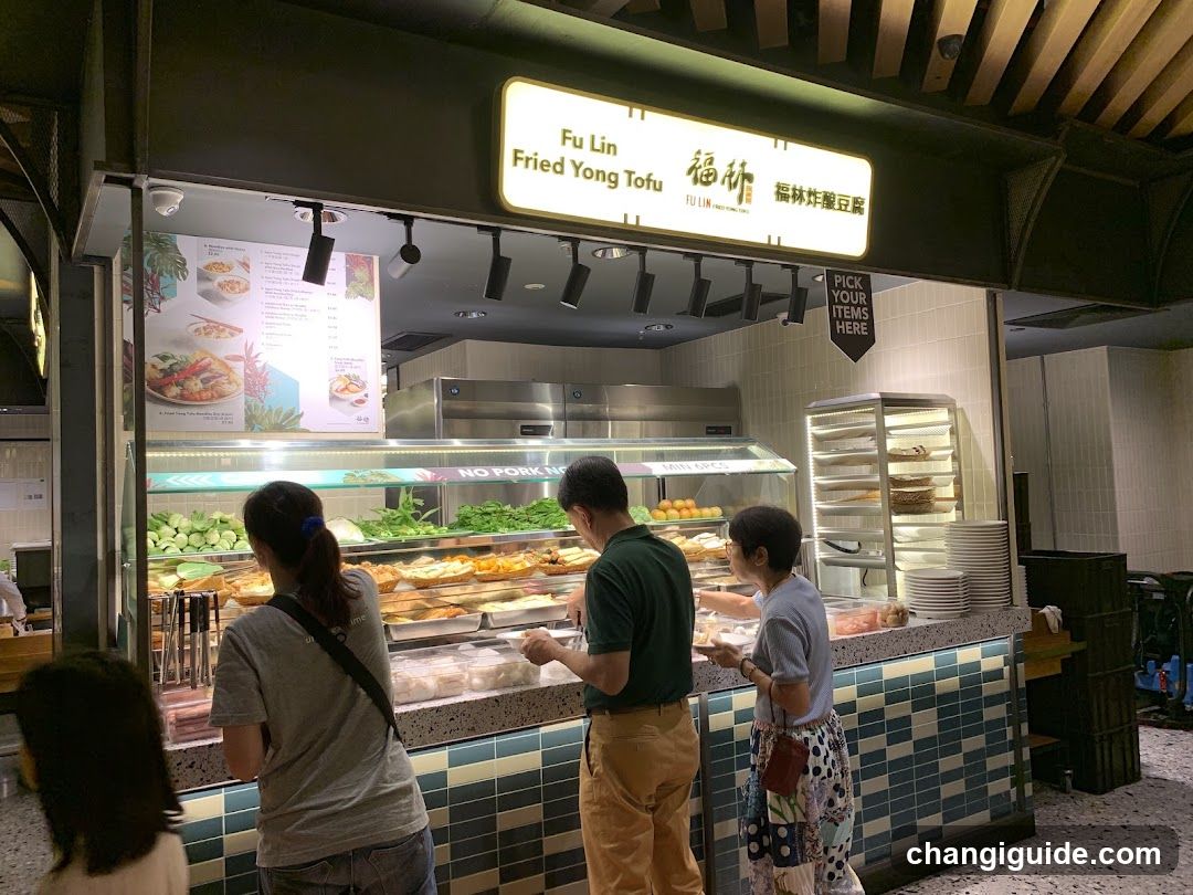 Fu Lin Fried Yong Tofu Counter
