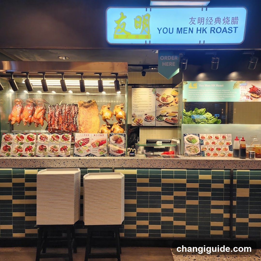 You Men HK Roast Stall Interior
