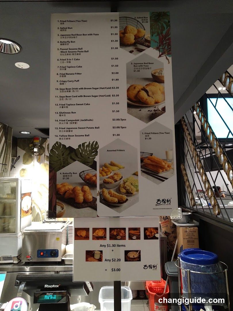 Fried Food Menu Board