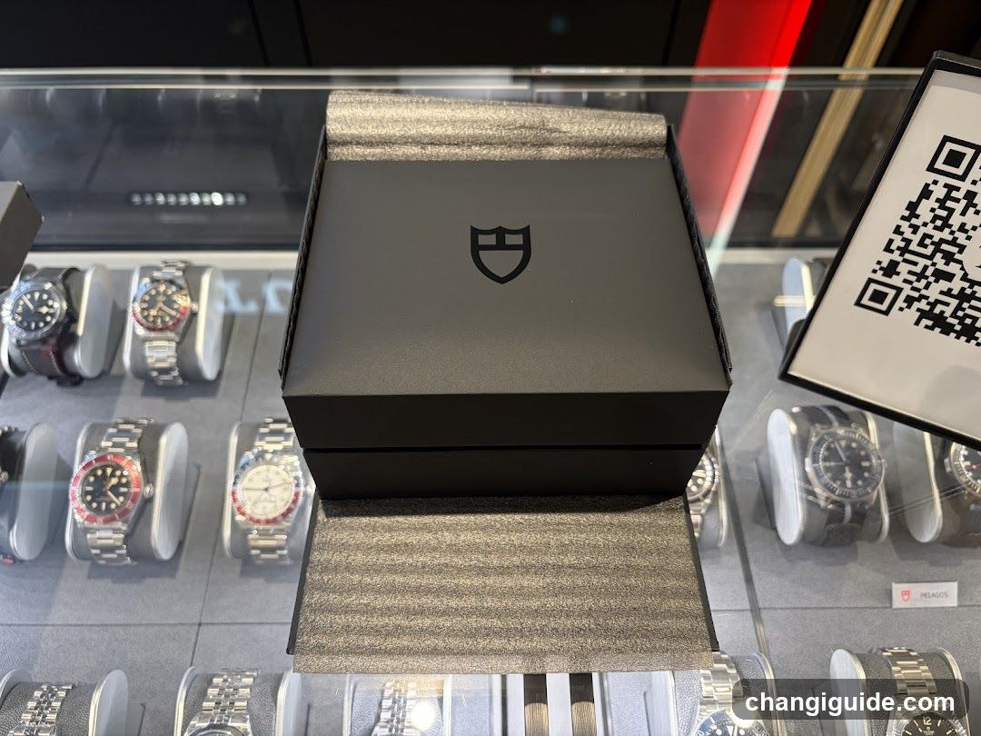 Watch Display Case with QR Code Card