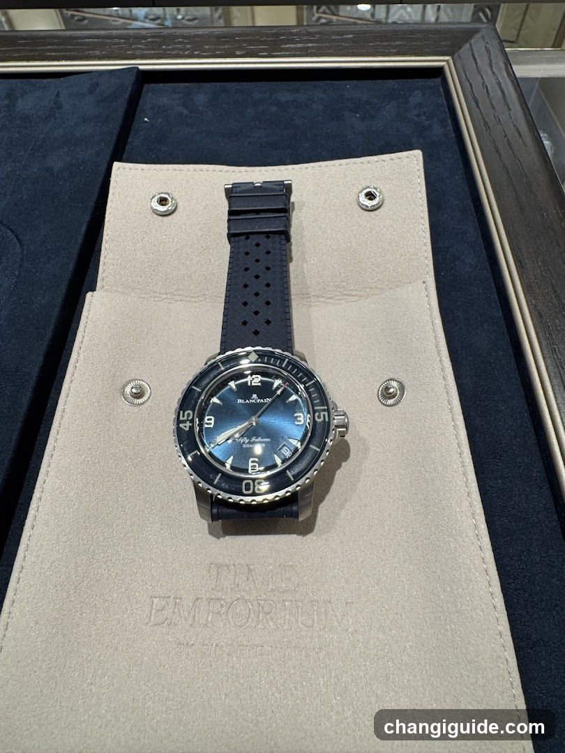 Blancpain Fifty Fathoms Watch Display