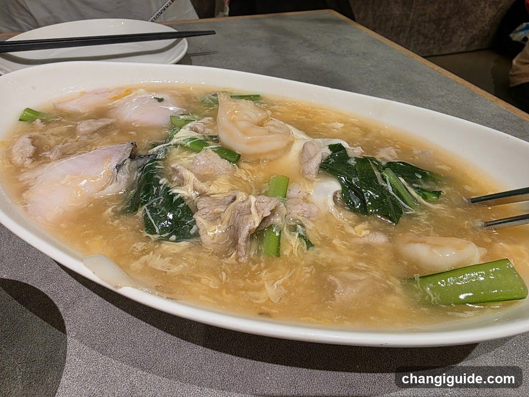 Soup with Shrimp and Greens