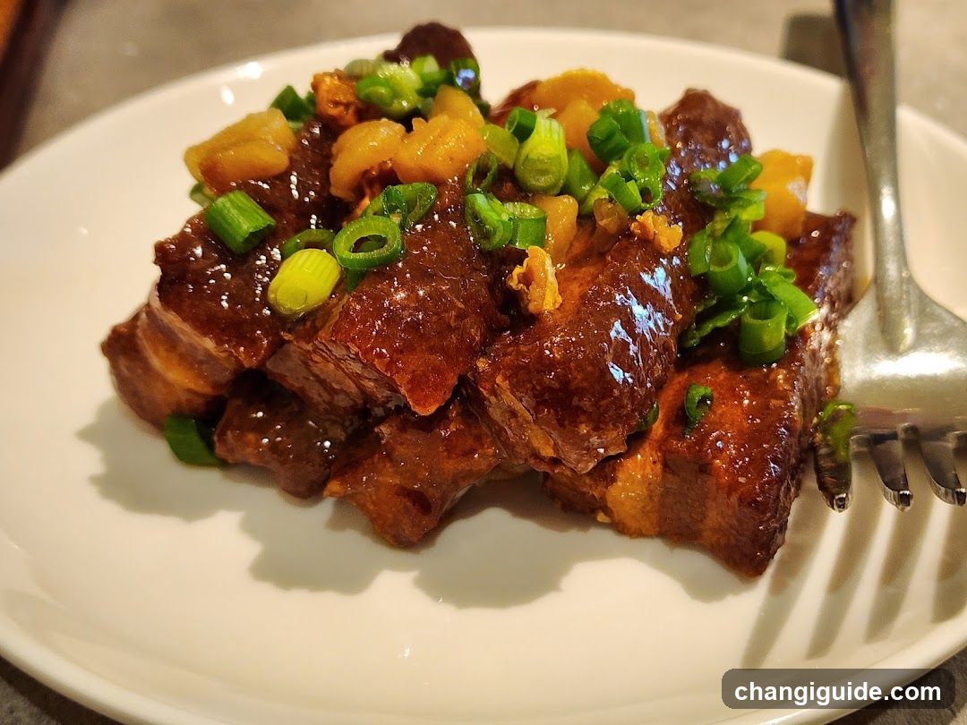 Sauced Meat with Green Onions