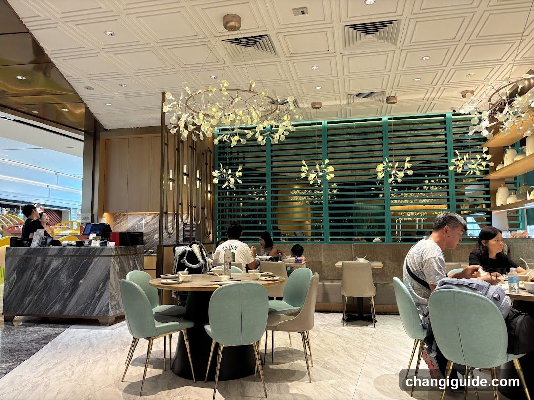 Restaurant Interior with Dining Area and Staff