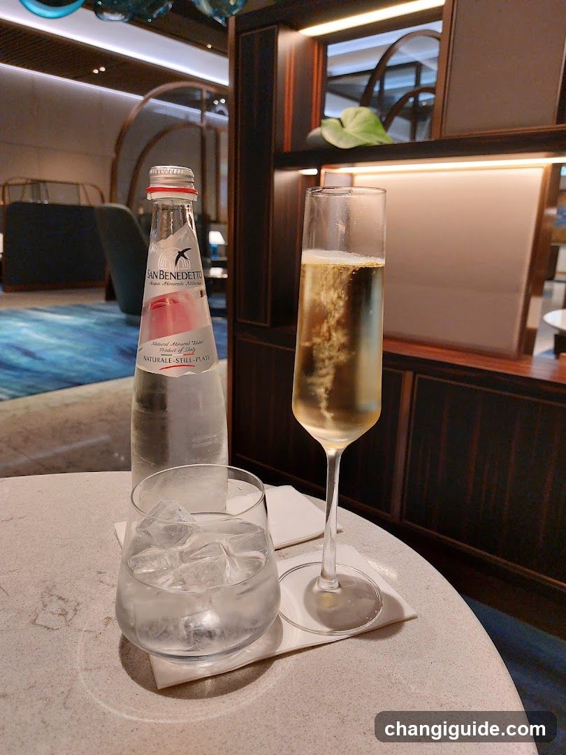 Benedetti Water and Champagne
